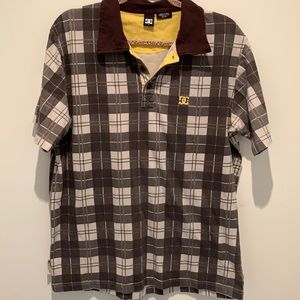Street style baggy polo tee